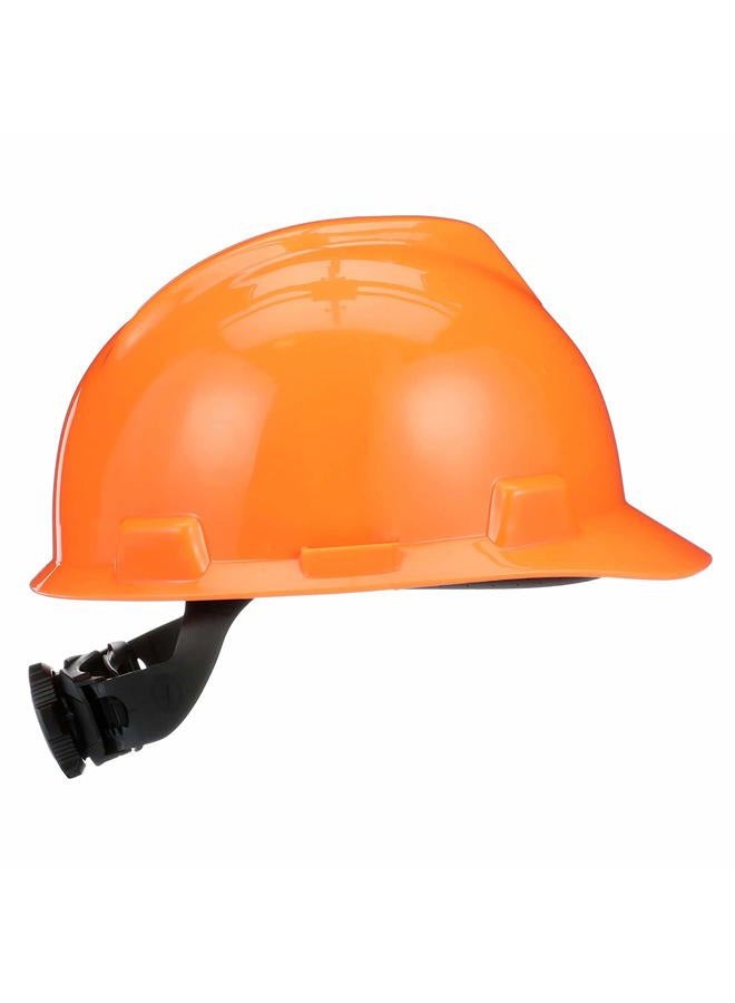 MSA 475364 V-Gard Slotted Protective Cap with Fas-Trac Suspension, Standard, Gray - Image 4