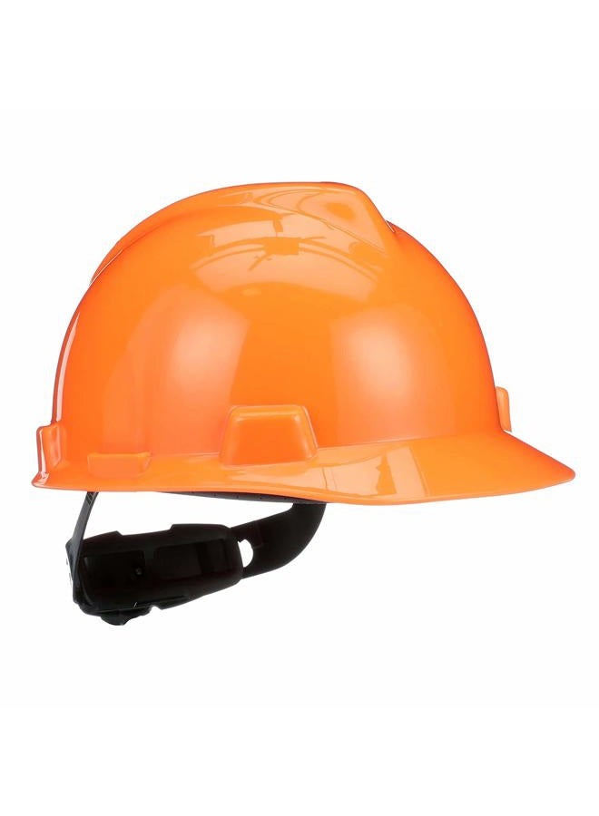MSA 475364 V-Gard Slotted Protective Cap with Fas-Trac Suspension, Standard, Gray - Image 1
