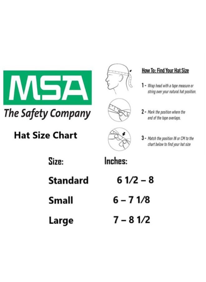 MSA 475364 V-Gard Slotted Protective Cap with Fas-Trac Suspension, Standard, Gray - Image 2
