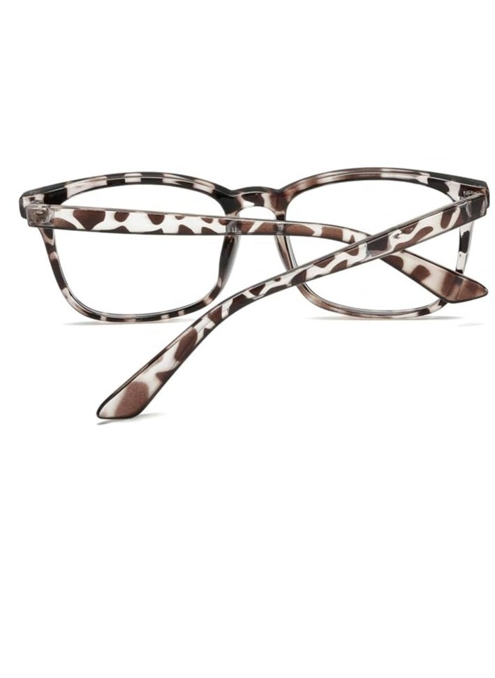 Showday Blue Light Blocking Glasses, Computer Reading/Gaming/TV/Phones Glasses for Women Men(Leopard)  - Image 3