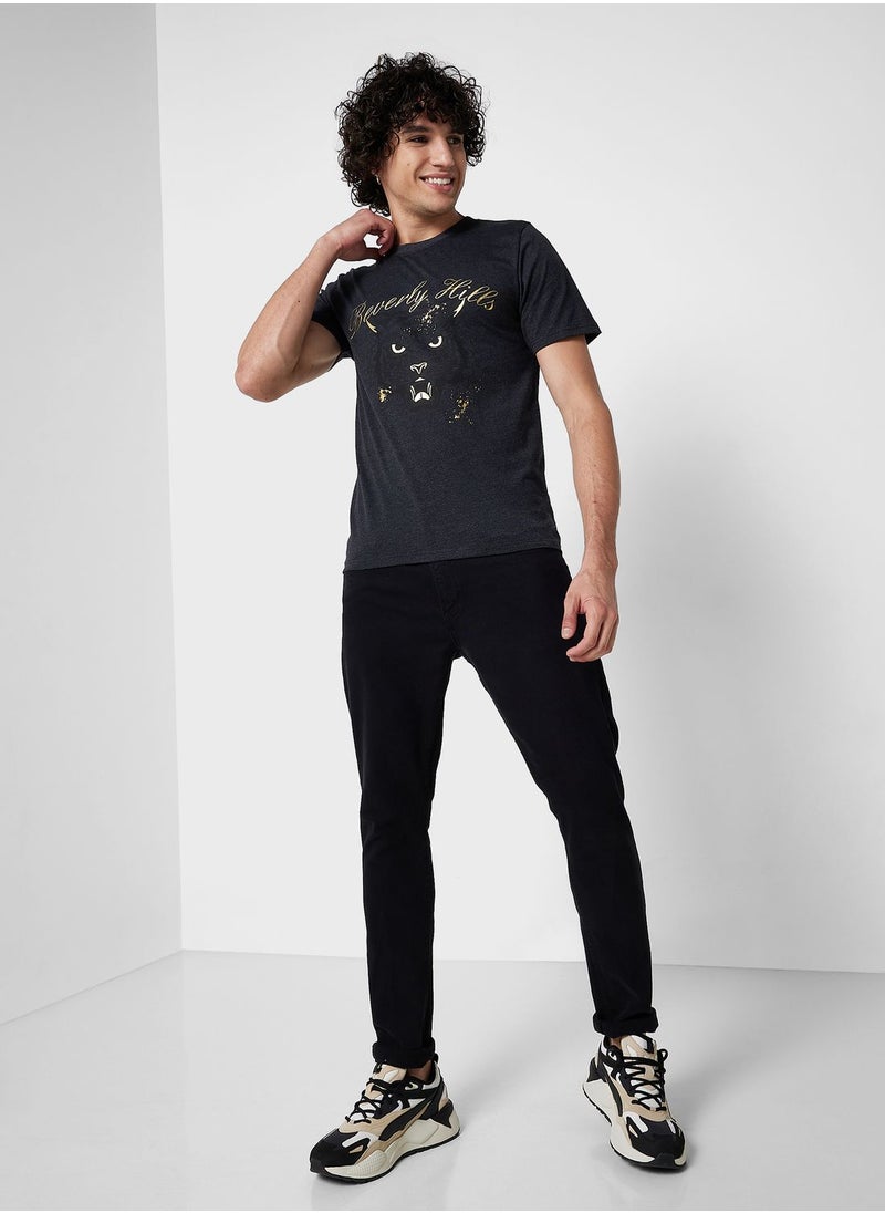 Foil Print T-Shirt