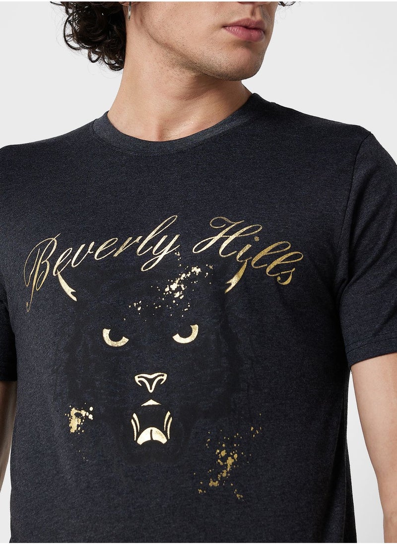 Foil Print T-Shirt
