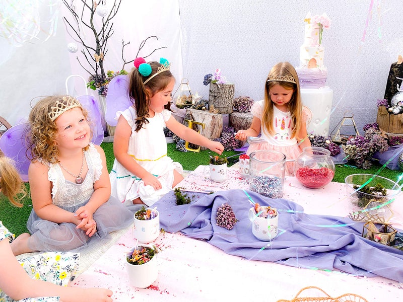 Talking Tables Tiara and Fairy Wand Set Perfect for Girls Birthday, Baby Shower, Bridal Shower, Pretty Princess Party, Fairy Party, Butterfly Party, Bachelorette Party, Halloween or Dress Up - Image 5