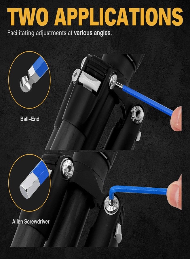 ELEAD مجموعة مفاتيح ألين سداسية كبيرة الحجم من إيلياد | 13 قطعة مترية 2-19 مم | رأس كروي طويل متين من الفولاذ S2 | للسيارات | الميكانيكا | الأثاث | أدوات احترافية - Image 5