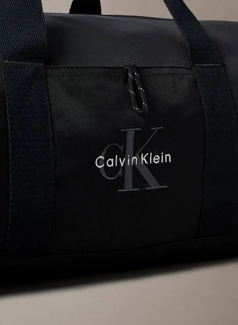 Calvin Klein Black Monologo Duffle Bag for Men | Best Price UAE