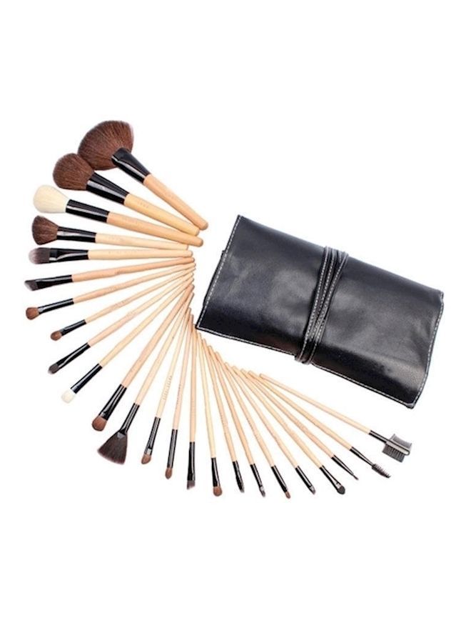 نيبمينينت طقم فرش مصنوعة من الشعر للمكياج 24 قطع بيرليود