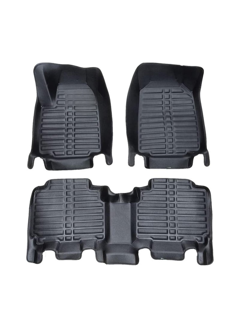 5D Car Floor Mats - Durable & Easy-to-Clean - Full Coverage for Daily Use