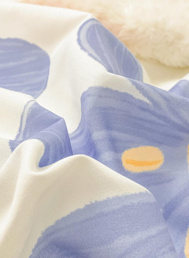 Sharpdo 4-Pieces Bed Sheet Set Polyester Soft Quilt Cover With 1Quilt Cover 150*200cm 1 Flat Sheet and 2 Pillowcases - Image 5