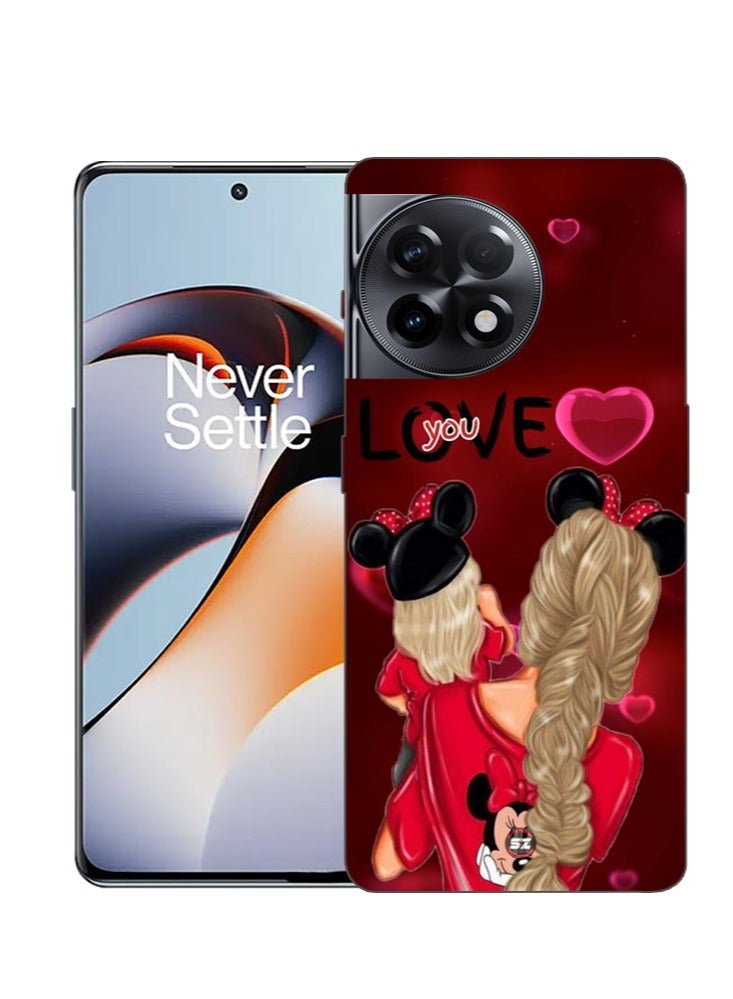Service Zone Protective Mobile Back Cover Mom And Doughter Love For OnePlus 11R 5G - Image 1