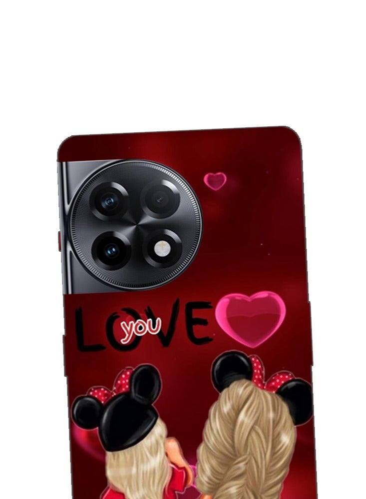 Service Zone Protective Mobile Back Cover Mom And Doughter Love For OnePlus 11R 5G - Image 2