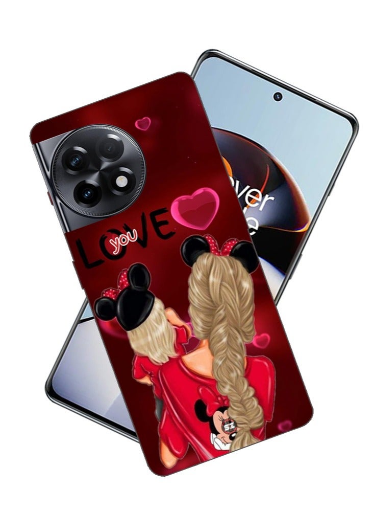 Service Zone Protective Mobile Back Cover Mom And Doughter Love For OnePlus 11R 5G - Image 3