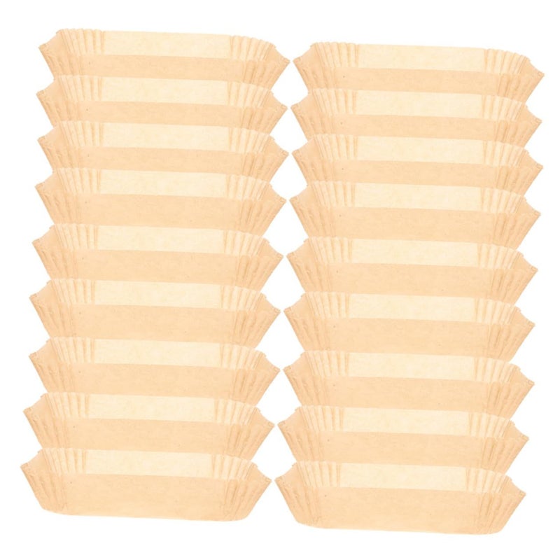 60 Pcs Unbleached Non Stick Air Fryer Paper Liners Rectangular 22x14cm Oil Absorbing Heat Resistant Mats For Cooking And Baking - Image 2