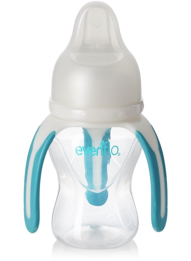 Evenflo Feeding Soft-flo Trainer Sippy Cup with Handle for Growing Baby and Toddler - Clear, 5 Ounce (Pack of 1) - Image 3