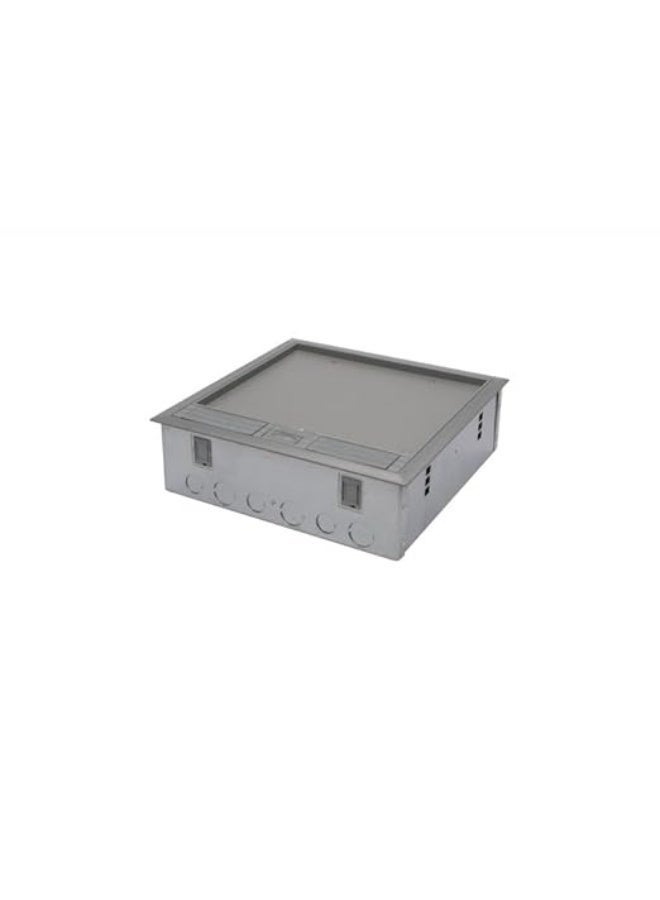 NOVEX Underground Cable Management Empty Floor Box – 3 Compartment Recessed Floor Distribution Box for Power & Network Connectivity | NVFDB/3 - Image 3