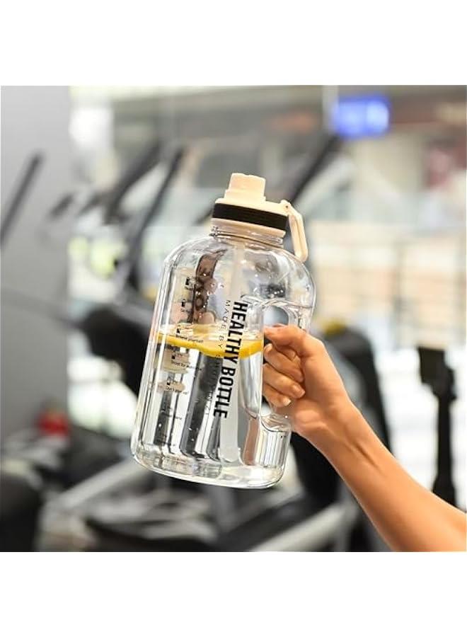HOOKOR Big Water Bottle 2.2 Liters with Handle BPA Free Large Capacity Daily Drinks Jug for Gym Fitness - Image 2
