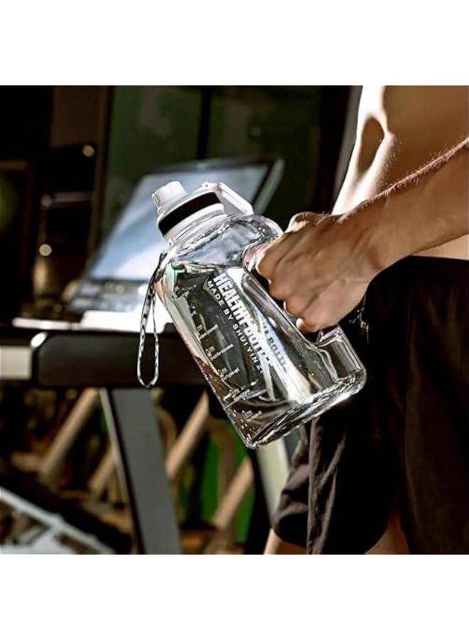 HOOKOR Big Water Bottle 2.2 Liters with Handle BPA Free Large Capacity Daily Drinks Jug for Gym Fitness - Image 3