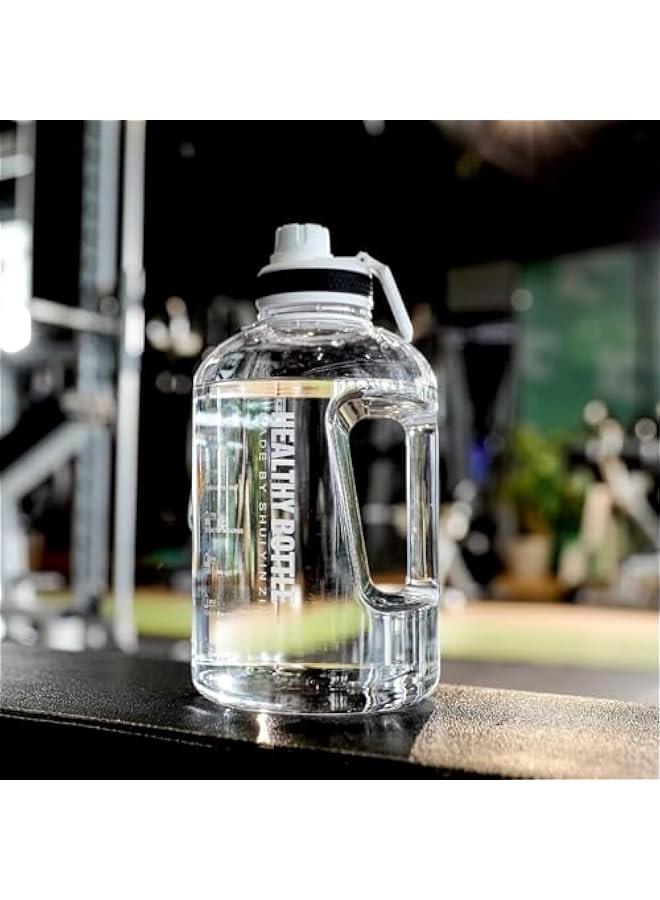 HOOKOR Big Water Bottle 2.2 Liters with Handle BPA Free Large Capacity Daily Drinks Jug for Gym Fitness - Image 4