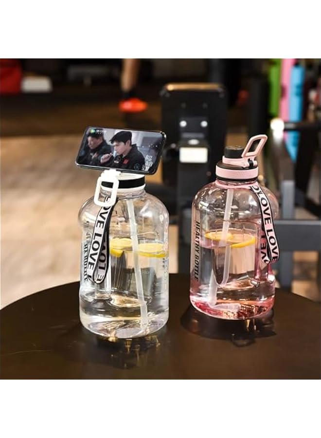 HOOKOR Big Water Bottle 2.2 Liters with Handle BPA Free Large Capacity Daily Drinks Jug for Gym Fitness - Image 5