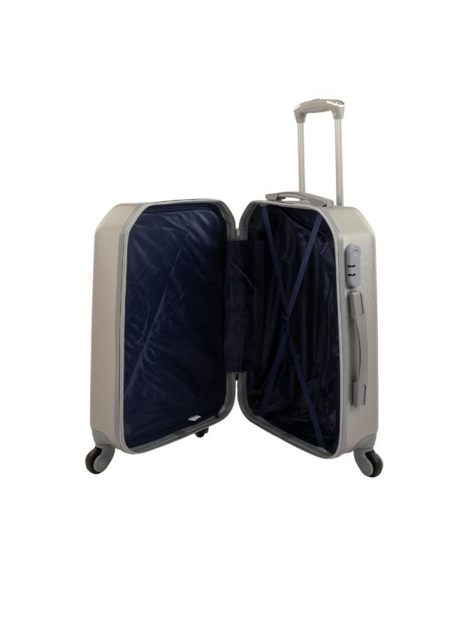 ليمرا طقم شنط سفر مكون من 6 حقائب أمتعة بـ 4 عجلات بتصميم حديث فضي - Image 4