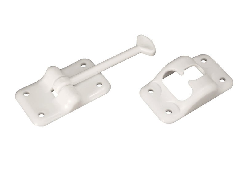 RV Designer E233, Plastic Door Holder, T Style, 3-1/2 inch, Colonial White, Entry Door Hardware - Image 5