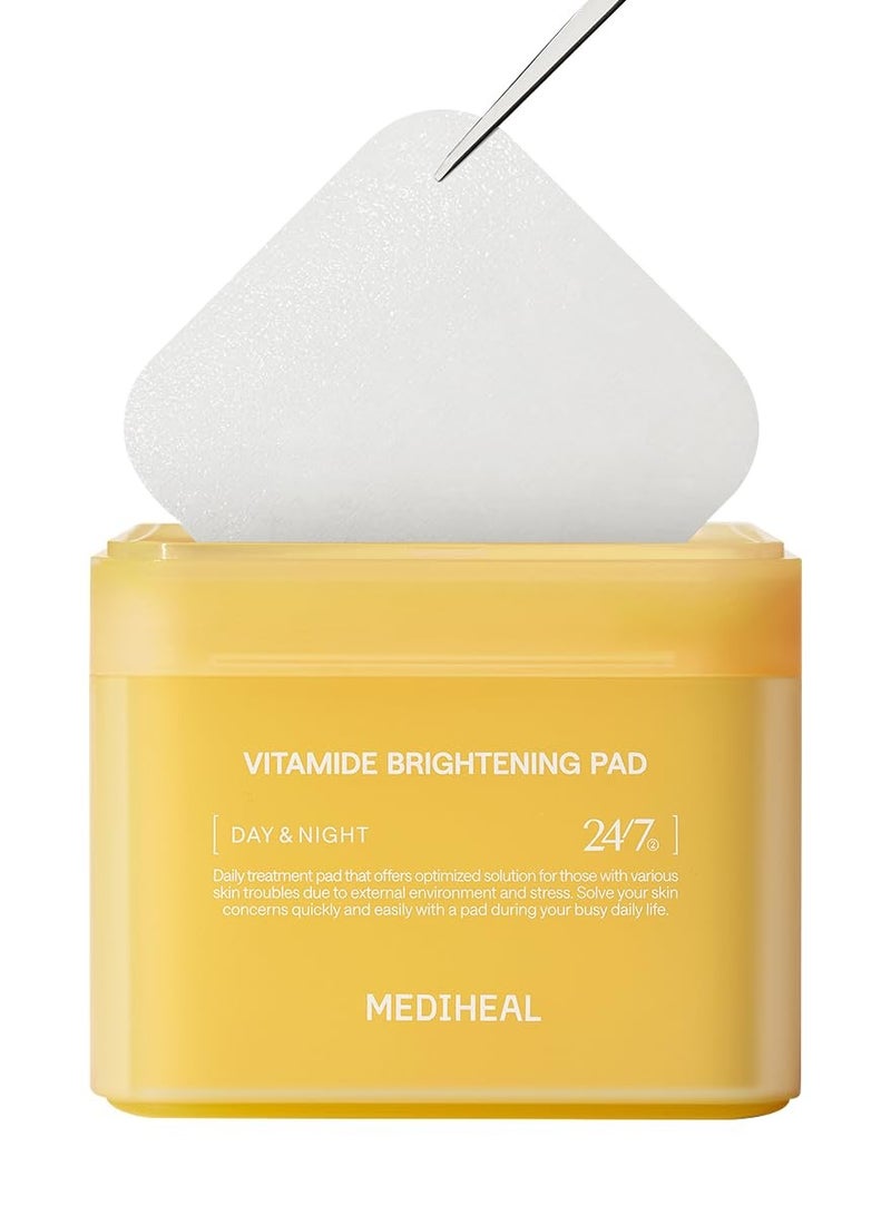 MEDIHEAL Vitamide Brightening Pad | 100 pads - Image 1