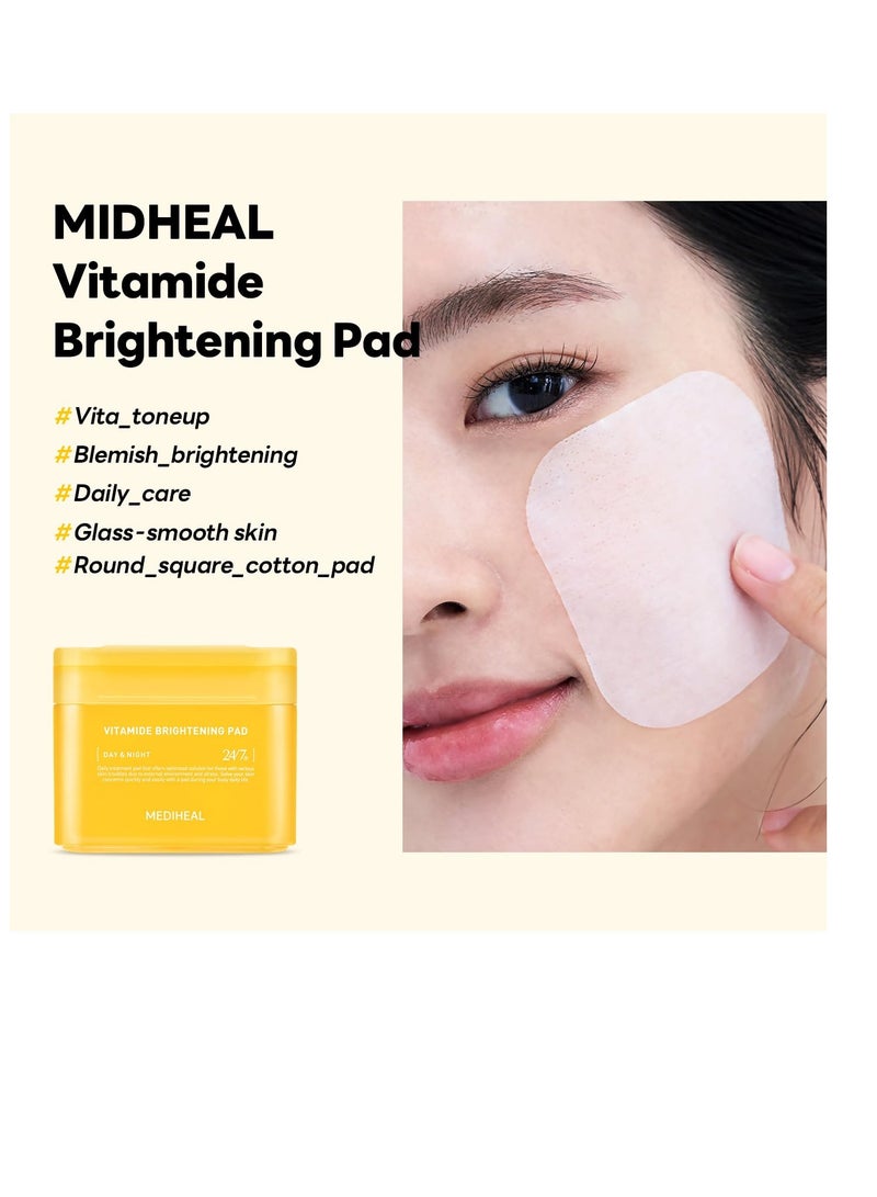 MEDIHEAL Vitamide Brightening Pad | 100 pads - Image 3