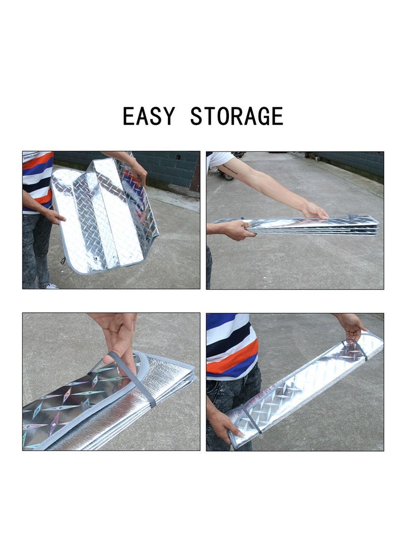 Deo King Hatchback Foldable Car Front Window Sunshade - Image 4