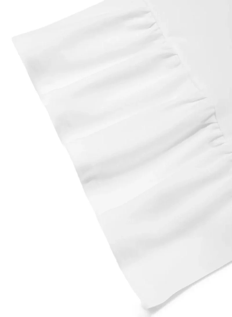 GUESS Sleeveless Ruffle Hem Dress