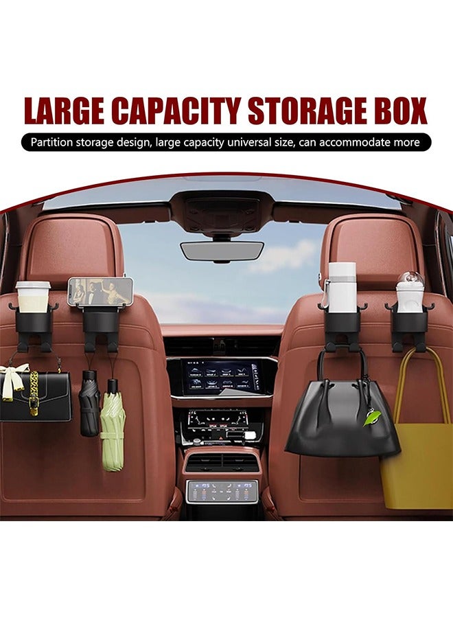 Multifunctional Hook for Car Seat Back, Back Seat Cup Holder with Hooks, Multifunction Seat Cup Holder Hook for Car - Image 4