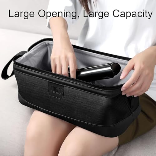 BUBM Travel Case Compatible with Dyson Airwrap Styler/Shark Flexstyle, Portable Carrying Case for Dyson Supersonic Hair Dryer, Shockproof Protection Organizer Bag Travel Storage Bag, Black - Image 4