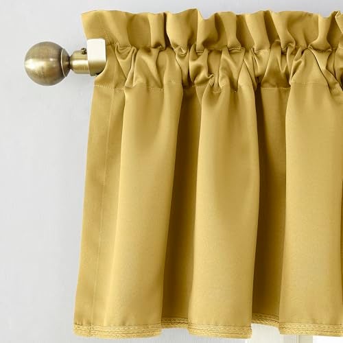 Sun Zero Barrow Energy Efficient Rod Pocket Curtain Single Valance - Image 2