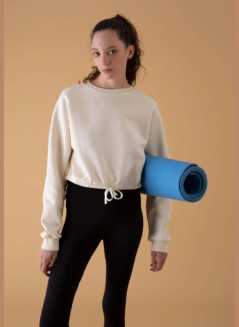 DeFacto Woman Crew Neck Knitted Sweatshirt