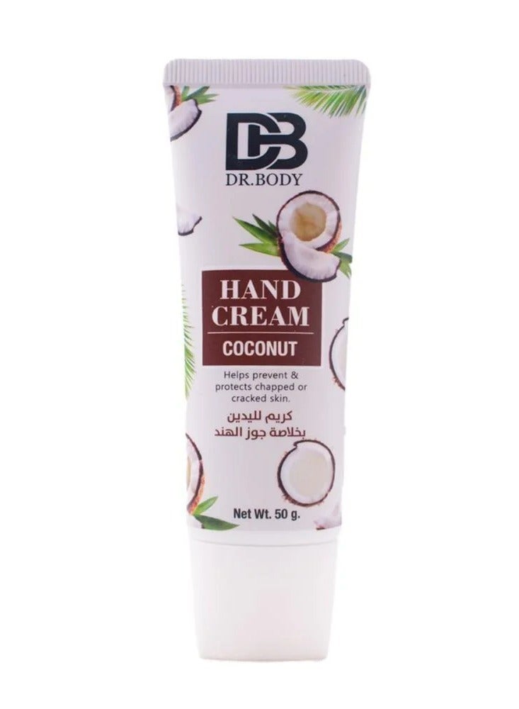 دكتور بدي كريم لليدين بخلاصة جوز الهند من دكتور بودي ٥٠ غرام