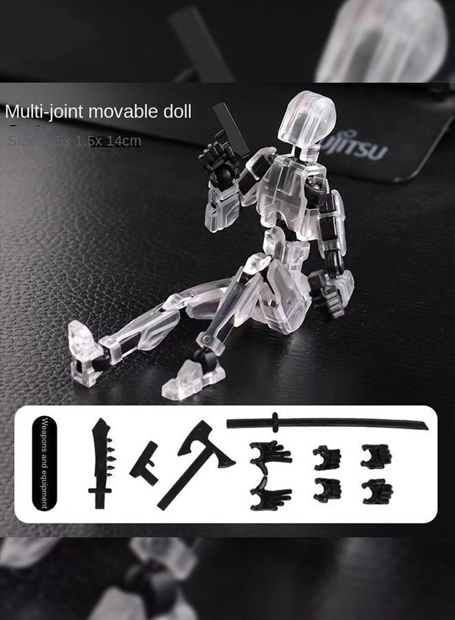 هايدو 11Pcs 3D Printed Doll Toy Dummy Doll, Movable Joints Can Be DIY Assemble - Image 4