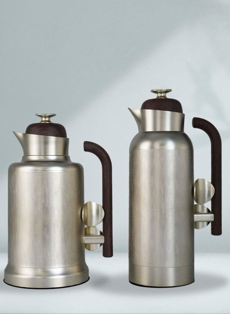 السيف  طقم ترامس ساندرا من السيف للشاي والقهوة بتصميم أنيق 1 لتر / 1 لتر