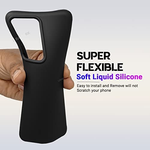 LIRAMARK Liquid Silicone Soft Back Cover Case for OnePlus Nord 2T 5G / 1+Nord 2T 5G (Black) - Image 5
