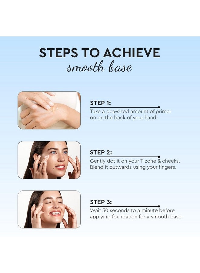 Million Colors Blur Screen Primer For Women Face Makeup | Hydrating Pore Minimizer Primer Transparent Sunscreen SPF 50 PA+++ For All Skin Types - 30ml - Image 5