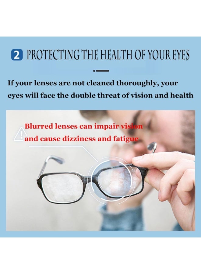 100 Pack Anti Fog Wipes for Glasses, Individually Wrapped Pre-Moistened Lens Cleaner, 24-Hour Fog-Free Protection for Eyeglasses, Sunglasses, Goggles & Screens - Image 4