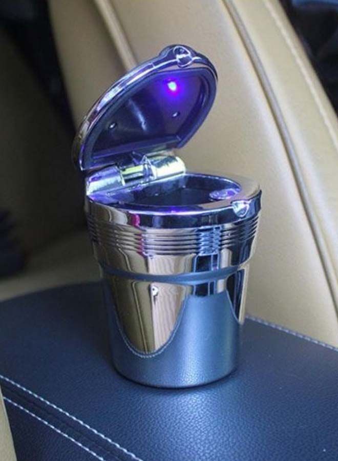 NIBEMINENT Cylinder Shape With LED Indicator Light Ash Tray  - Image 2