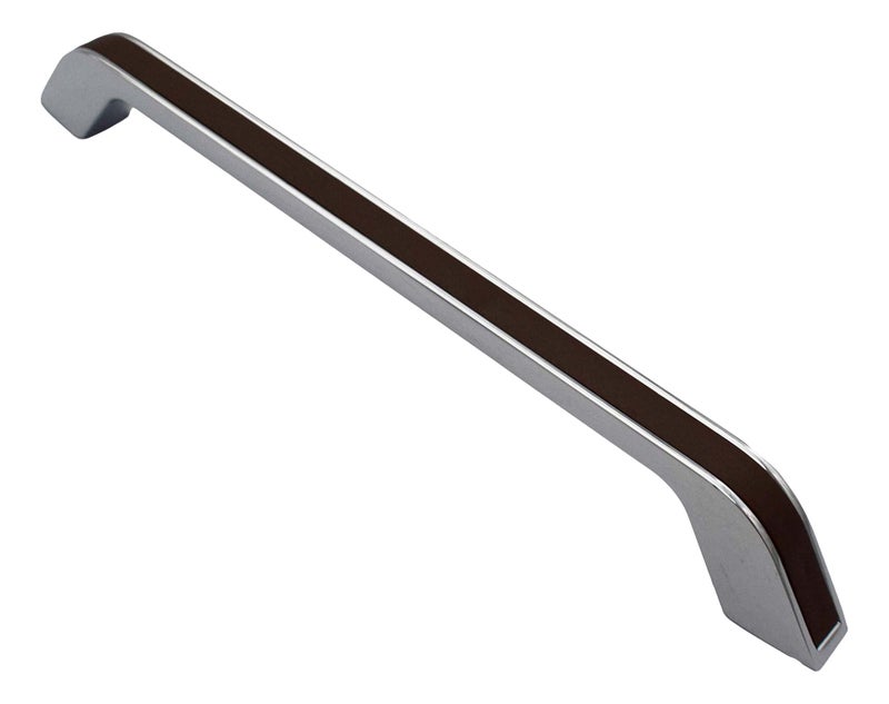 RAB Handle Zinc Kitchen and Office Drawer/Cabinet/Door/Wardrobe Furniture Handle (Code:-HAND Zeep, Finish:- Wengy, Size:- 224mm) - Image 1