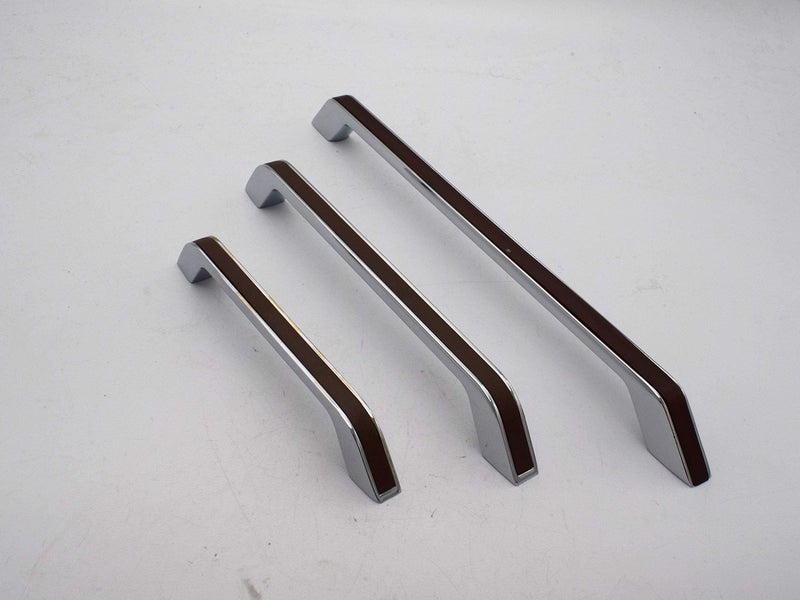 RAB Handle Zinc Kitchen and Office Drawer/Cabinet/Door/Wardrobe Furniture Handle (Code:-HAND Zeep, Finish:- Wengy, Size:- 224mm) - Image 3