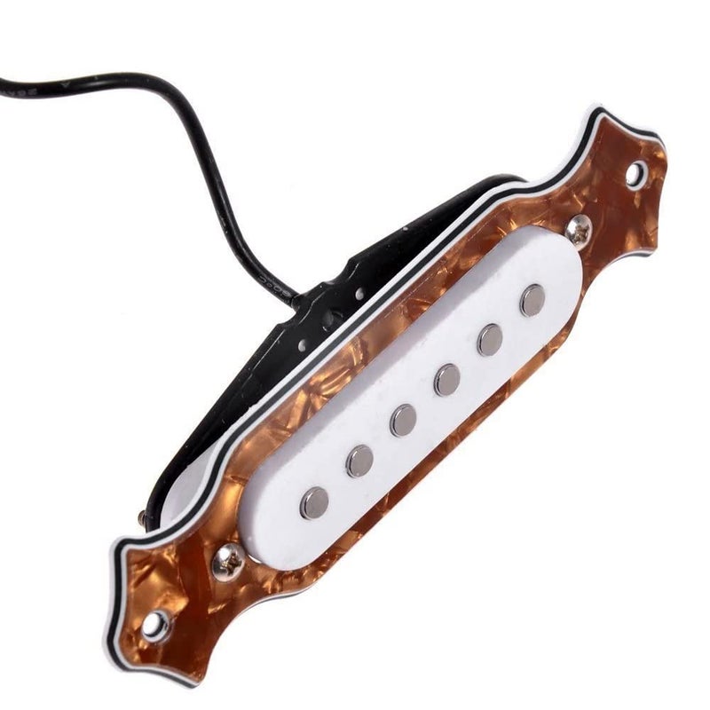 JOINSI 1 sets Pre-wired 6-string Cigar Box Guitar Pickup Soundhole Harness with Picks, Volume & Tone for Electric Guitar - Image 3