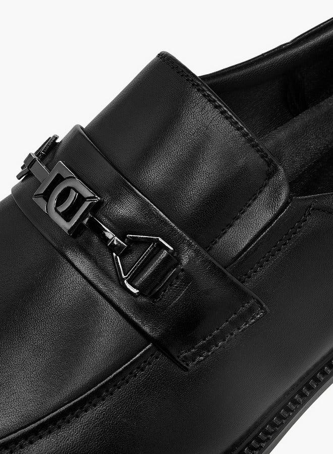 DUCHINI Men's Solid Slip-On Loafers - Image 4