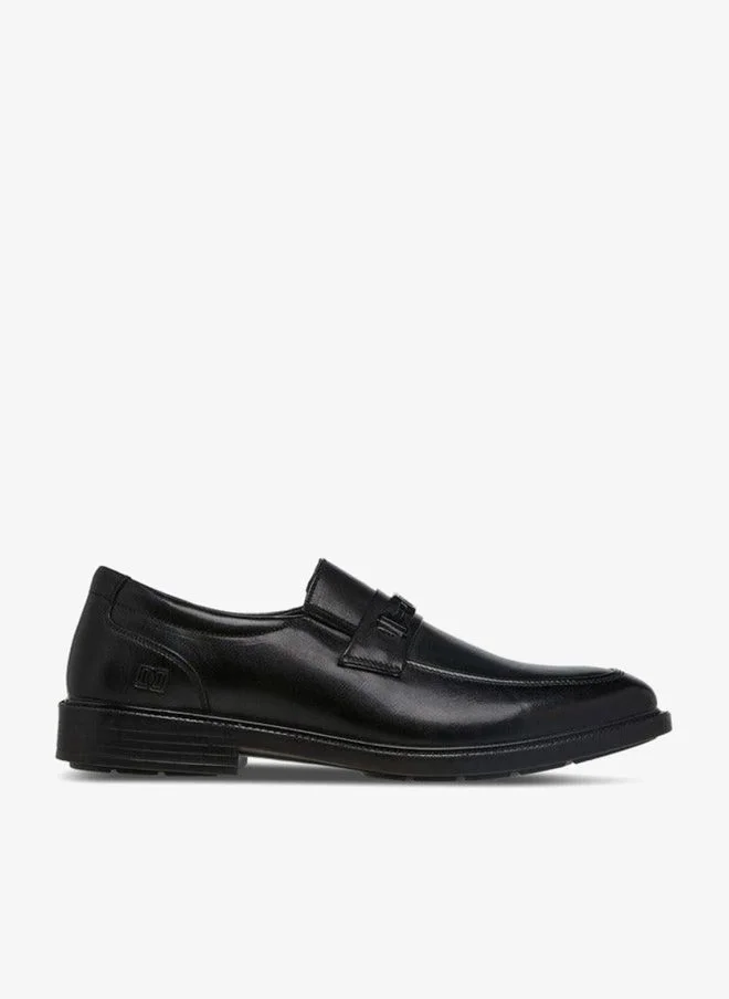 DUCHINI BLACK Men's Solid Slip-On Loafers for Men | Best Price UAE