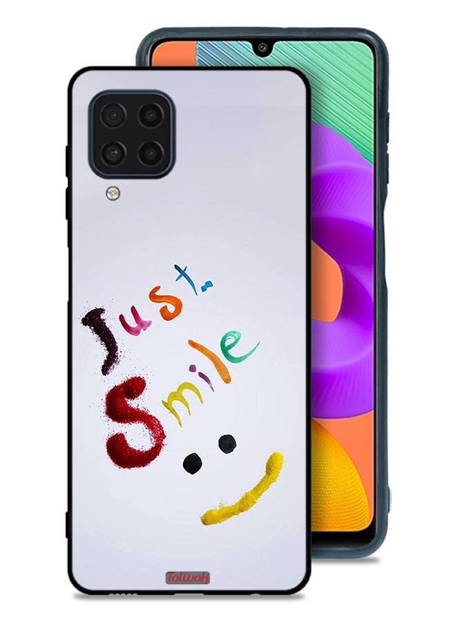 Tolwak Samsung Galaxy F22 Protective Case Cover Just Smile - Image 1