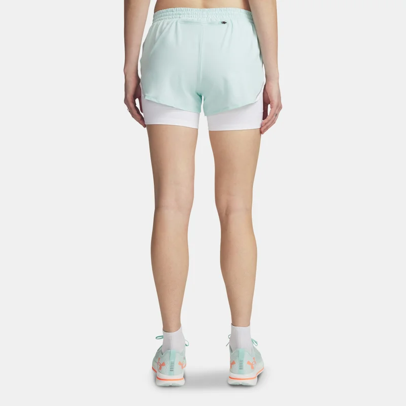 Under Armour Green Women's Velociti Pro 2-In-1 Running Shorts for Women | Best Price UAE