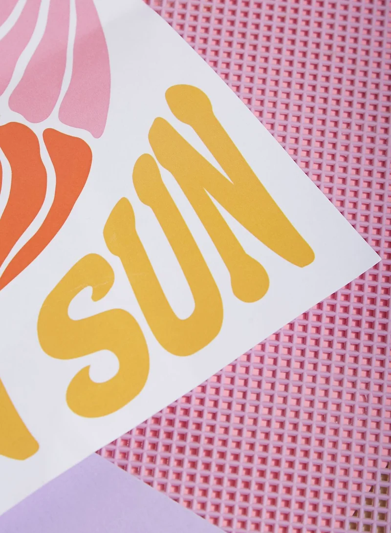 COCONUT LANE Be Your Own Sun Wall Art Poster