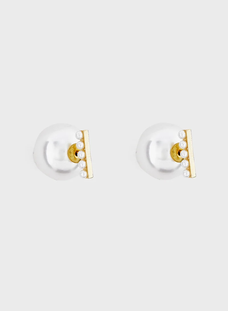 ELLA Pearl Stud Earrings
