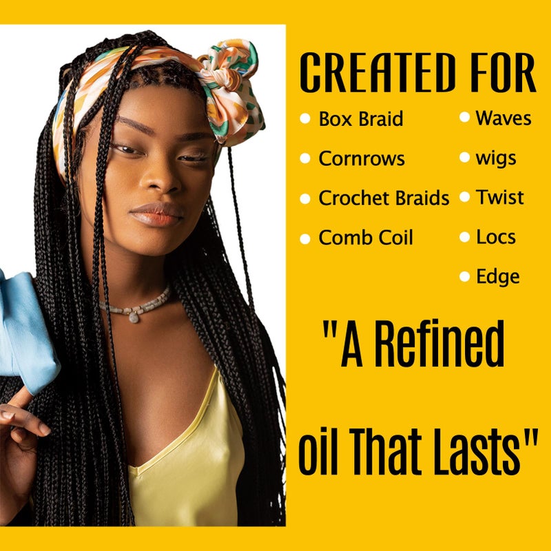 Goiple Braid Foam Control Mousse Braiding Hair Mousse for Braids Twist, Locs, No Flake Extra Hold High Shine Style and Moisturizes, Lightweight, Smooth, No Flake Easy to Apply (4pcs) - Image 5
