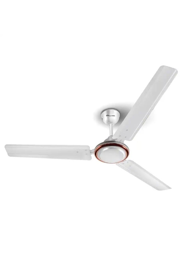 truTRTL Smart Ceiling Fan, 1200mm/48 inch, 3 Blades,High-Speed, Energy Saving, Durable & Stylish - White